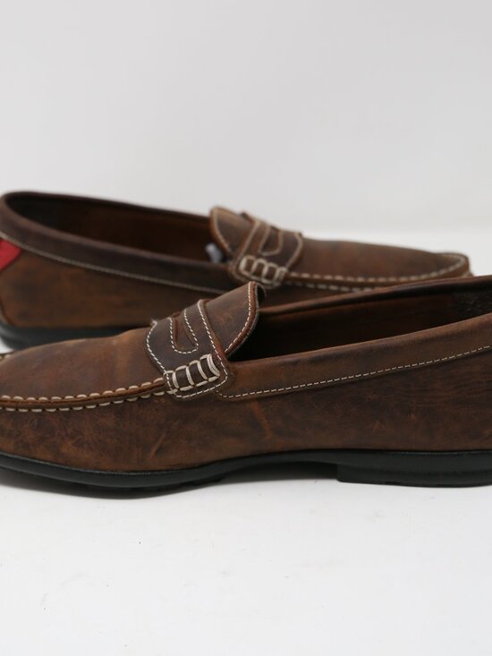 Footjoy Club Casual Penny Loafer Shoes Mens Size 9 Brown Leather 79011 Near MINT main image 7